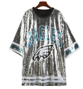 Philadelphia Eagles Sparkly Sequin Dress