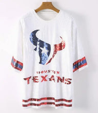 Load image into Gallery viewer, Houston Texans Sparkly Sequin Dress