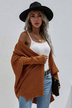 Load image into Gallery viewer, Brick Women&#39;s Kimono Batwing Knitted Slouchy Oversized Cardigan Sweater