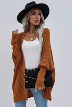 Load image into Gallery viewer, Brick Women&#39;s Kimono Batwing Knitted Slouchy Oversized Cardigan Sweater