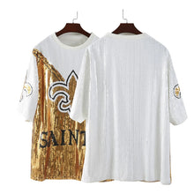 Load image into Gallery viewer, New Orleans Saints Sparkly Sequin Dress