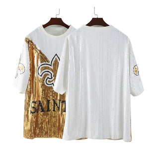 New Orleans Saints Sparkly Sequin Dress