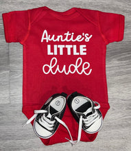 Load image into Gallery viewer, Auntie&#39;s Little Dude Bodysuit