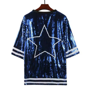 Dallas Cowboys Sparkly Sequin Dress