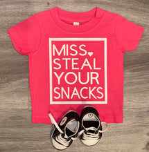 Load image into Gallery viewer, Miss Steal Your Snacks Shirt