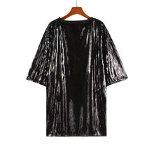 Load image into Gallery viewer, Las Vegas Raiders Sparkly Sequin Dress