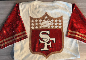 Sequin San Francisco 49ers Dress