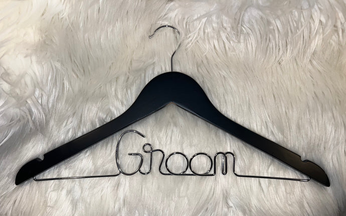 Groom Wedding Hanger