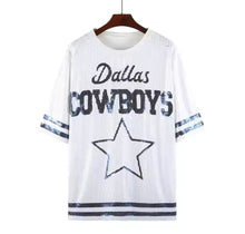 Load image into Gallery viewer, Dallas Cowboys Sparkly Sequin Dress