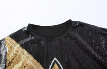 Load image into Gallery viewer, New Orleans Saints Sparkly Sequin Dress