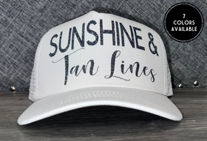 Sunshine & Tan Lines Trucker Hat