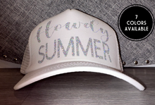 Load image into Gallery viewer, Howdy Summer Trucker Hat