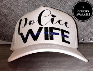 Police Wife Trucker Hat