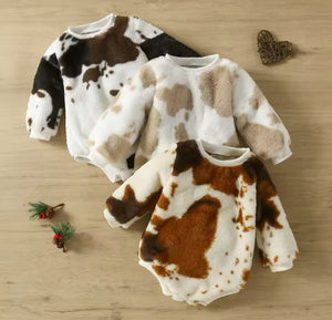 Cow Print Bodysuit