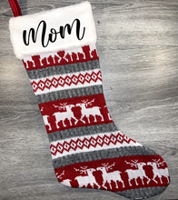 Load image into Gallery viewer, Knit Sweater Christmas Stocking