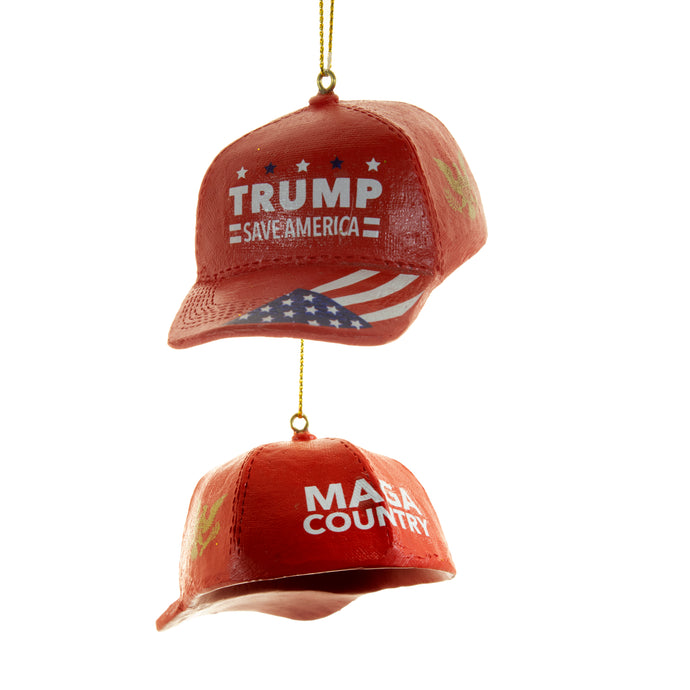 Trump Save America Christmas Ornament