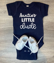 Load image into Gallery viewer, Auntie&#39;s Little Dude Bodysuit