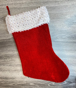 Sequin Cuff Christmas Stocking