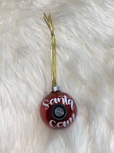 Santa Cam Christmas Ornament