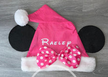 Load image into Gallery viewer, Minnie Mouse Santa Hat