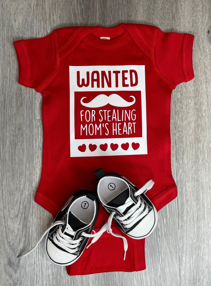 Wanted for stealing Moms Heart Bodysuit