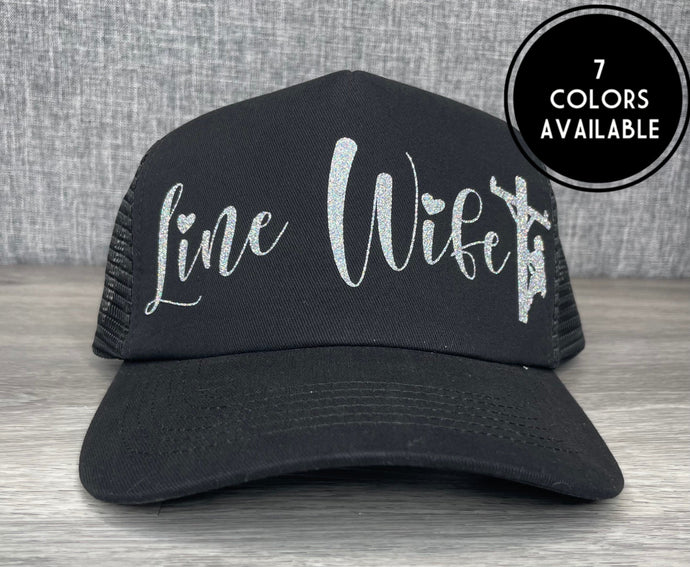 Line Wife Trucker Hat