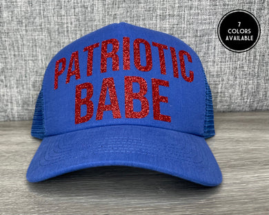 Patriotic Babe Trucker Hat