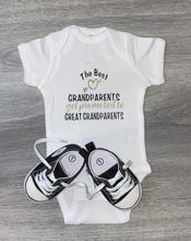 Load image into Gallery viewer, The Best Grandparents Get Promoted To Great Grandparent Bodysuit