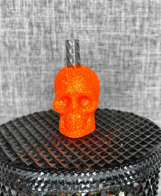 Skull Straw Topper