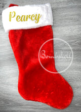 Load image into Gallery viewer, Ultra Plush Traditional Christmas Stocking