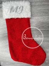 Load image into Gallery viewer, Quilted Pattern Christmas Stocking