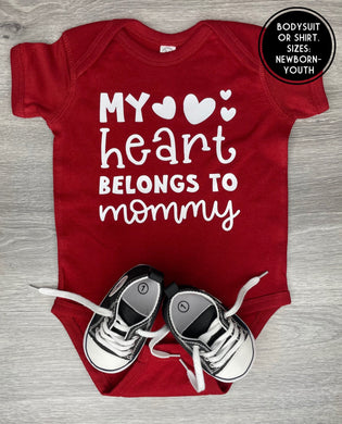 My heart belongs to Mommy Bodysuit