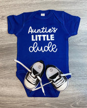 Load image into Gallery viewer, Auntie&#39;s Little Dude Bodysuit