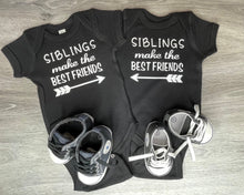 Load image into Gallery viewer, Siblings Make The Best Friends Bodysuit