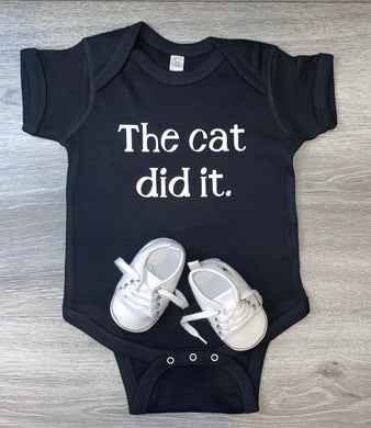 The Cat Did It Bodysuit