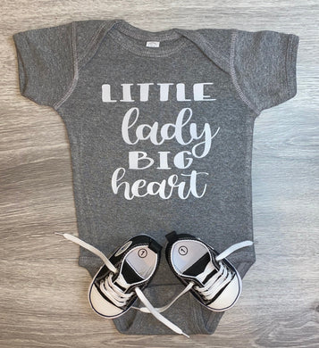 Little Lady Big Heart Bodysuit