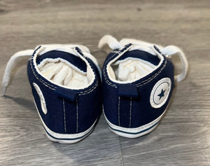 Navy Blue Baby Shoes