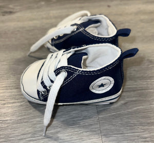 Navy Blue Baby Shoes