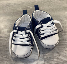 Load image into Gallery viewer, Navy Blue Baby Shoes