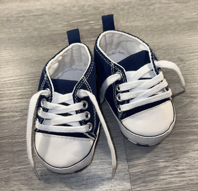 Navy Blue Baby Shoes