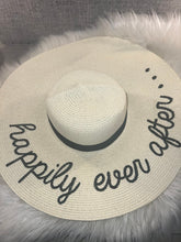 Load image into Gallery viewer, Embroidered Happily Ever After Floppy Hat