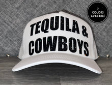 Load image into Gallery viewer, Tequila &amp; Cowboys Trucker Hat