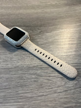 Load image into Gallery viewer, Cream Leopard Engraved 38mm 40mm &amp; 41mm Silicone Apple Watch Bands