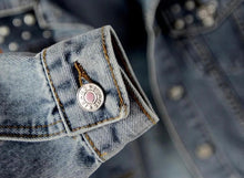 Load image into Gallery viewer, Bride Pearl Denim Jacket