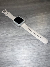 Load image into Gallery viewer, Cream Leopard Engraved 38mm 40mm &amp; 41mm Silicone Apple Watch Bands