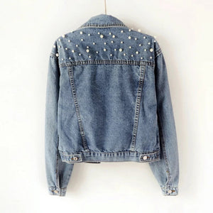 Wifey Pearl Denim Jacket