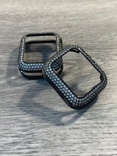 Load image into Gallery viewer, Gunmetal 41mm Bling Apple Watch Case Bezel