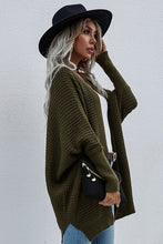 Load image into Gallery viewer, Green Women&#39;s Kimono Batwing Knitted Slouchy Oversized Cardigan Sweater