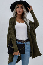 Load image into Gallery viewer, Green Women&#39;s Kimono Batwing Knitted Slouchy Oversized Cardigan Sweater