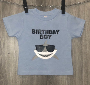 Shark Birthday Boy Shirt